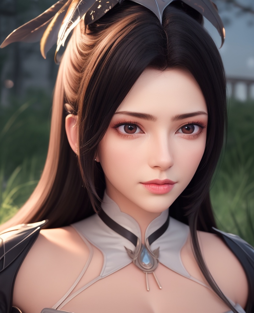 <lora:584-DA-星辰变-白灵:0.8>(,1girl, ,best quality, ),looking at viewer,  ,,ultra detailed background,ultra detailed background,ultra realistic 8k cg, ,masterpiece, spider lily,full moon, (cleavage), (),