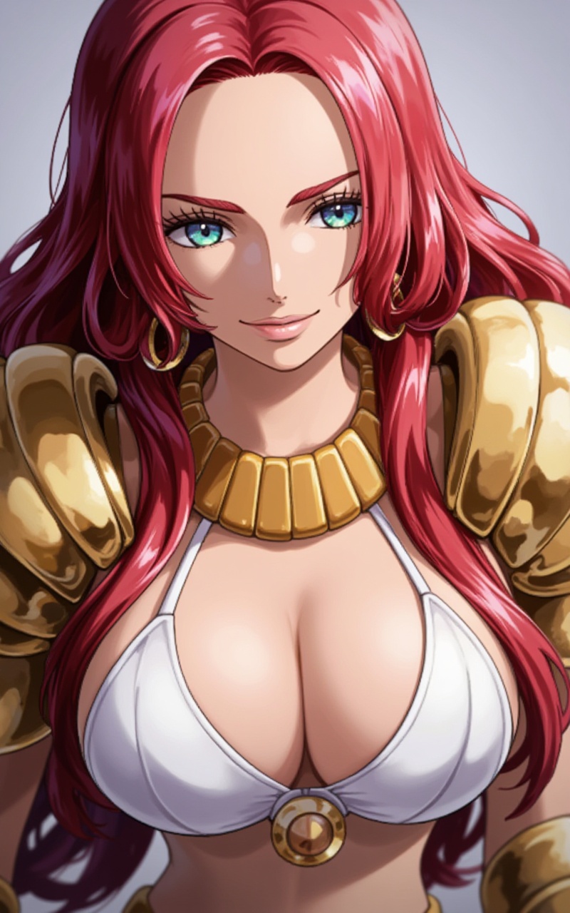 <lora:芭卡拉6.2:1.2>,bakala,long hair,red hair,green eyes,1girl,breasts,armor,cleavage,blue eyes,large breasts,solo,bikini armor,long hair,purple hair,smile,shoulder armor,pauldrons,7,cover,simple background,gradient background,close-up details,outstanding style,adding a touch of dimension to your images without compromising details,close-up,lvjing,<lora:油画唯美滤镜15:0.3>,baoshi,lvjing,<lora:DJ滤镜_动画版7:0.4>,lvjing,