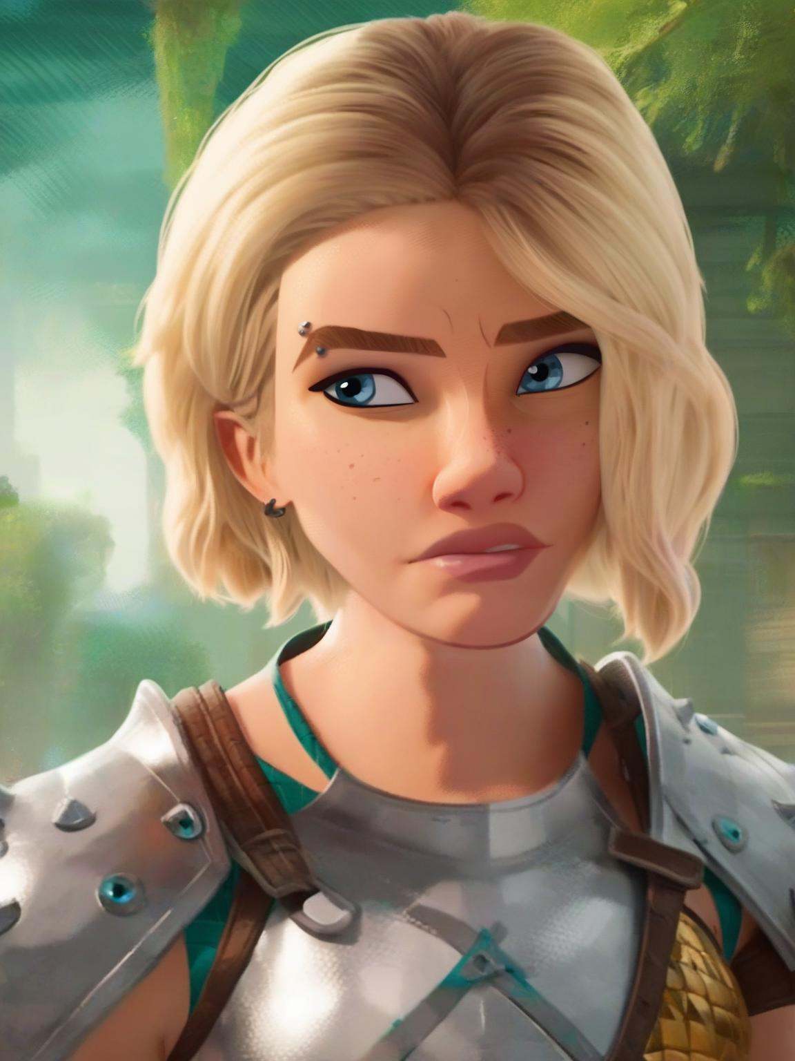 g_s,  1girl,  blonde on Tensor.Art