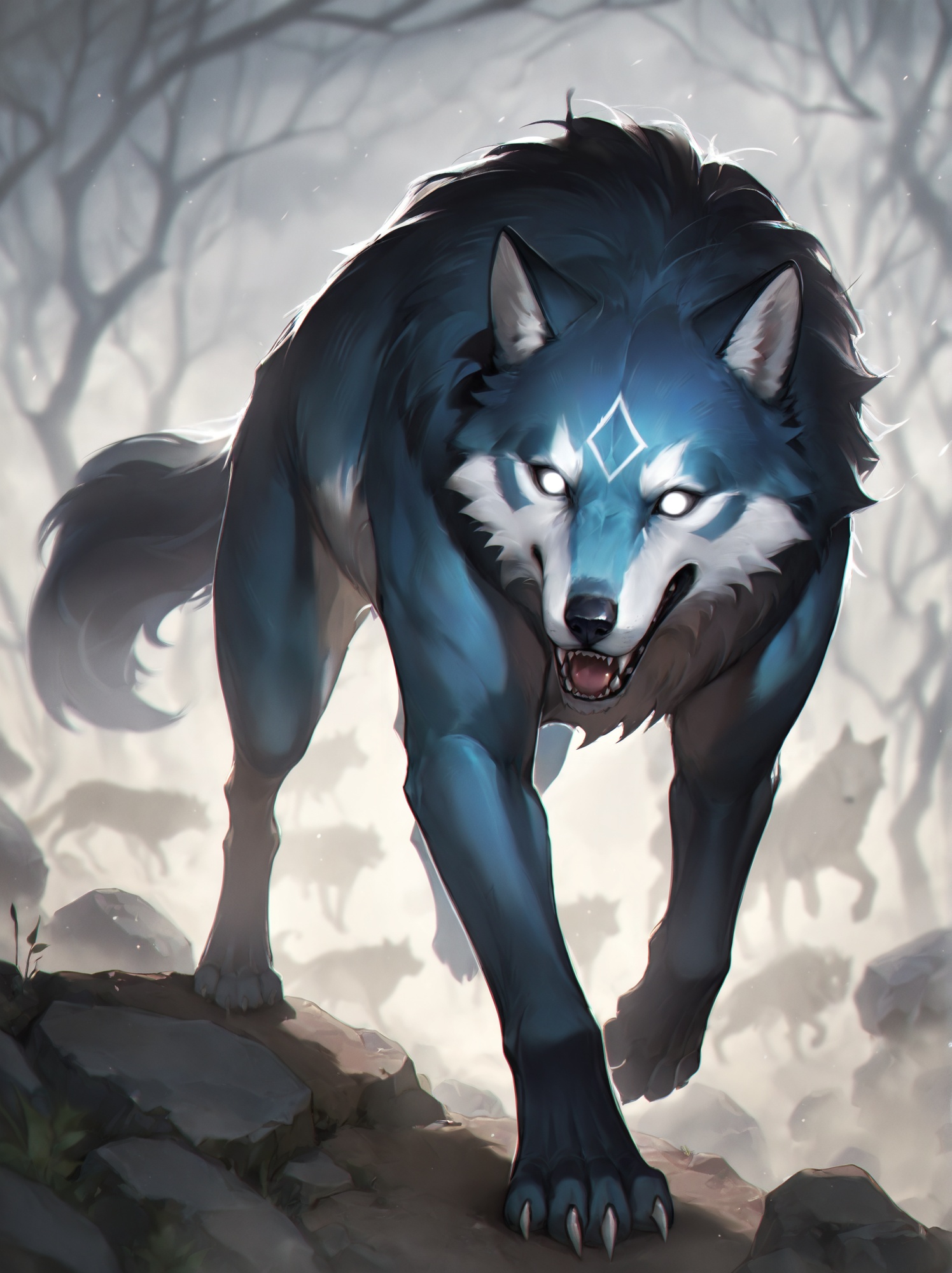 beast,  monster,  wolf on Tensor.Art