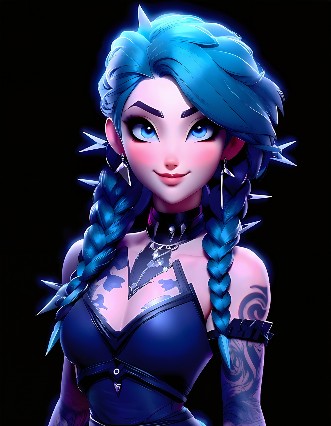 1girl,  long hair,  smile on Tensor.Art