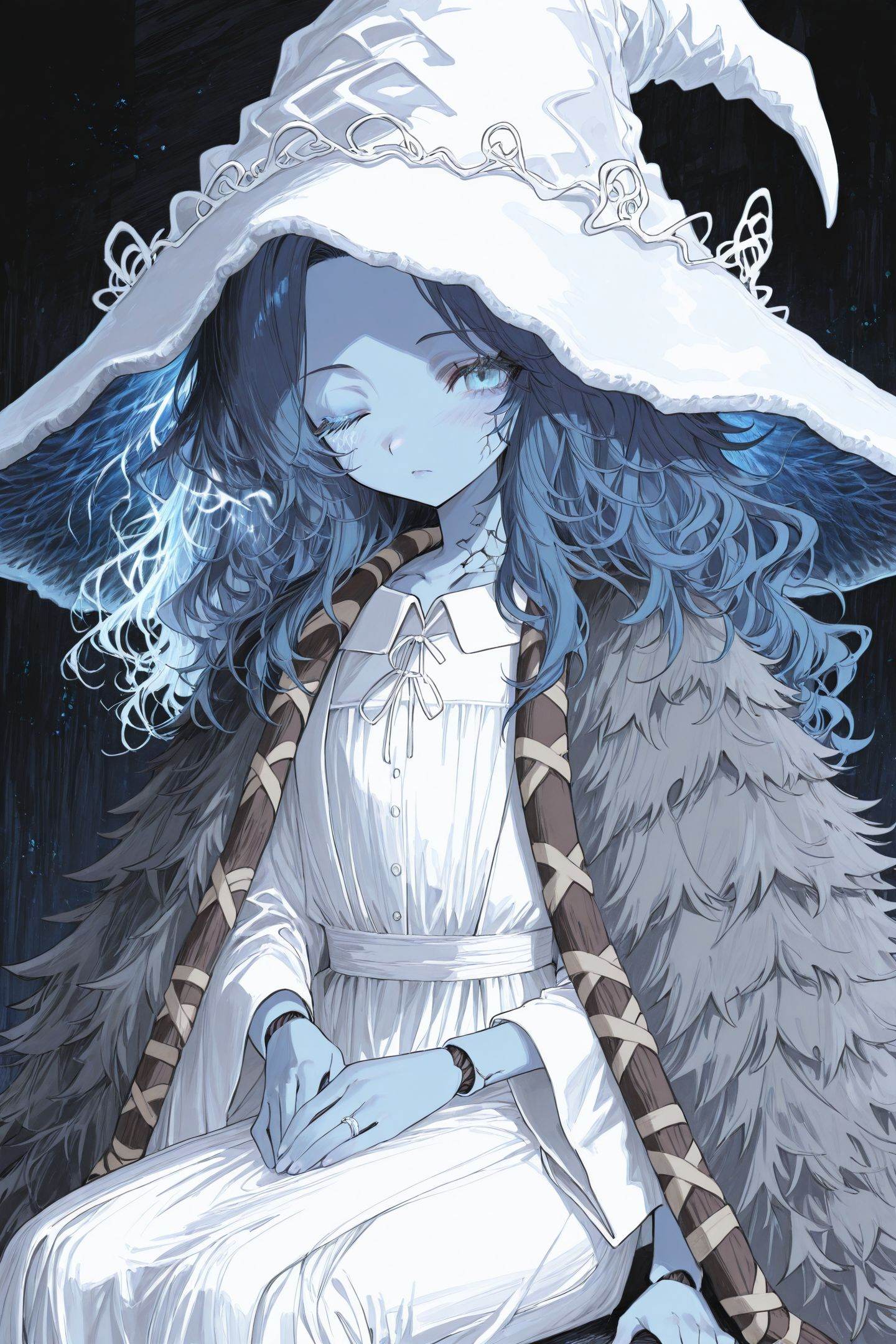 inuwoartwork Style,  1girl,  ranni the witch by flyx3 on Tensor.Art