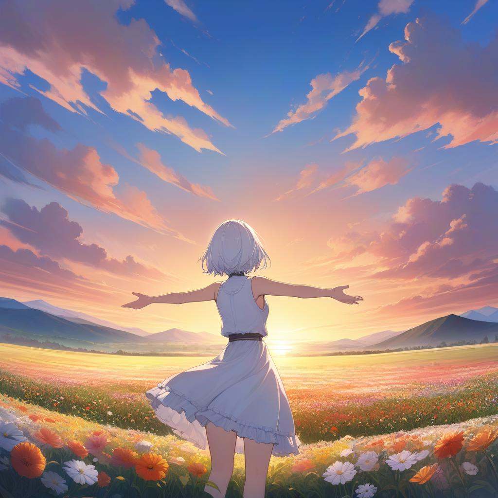 1girl,  sky,  cloud on Tensor.Art