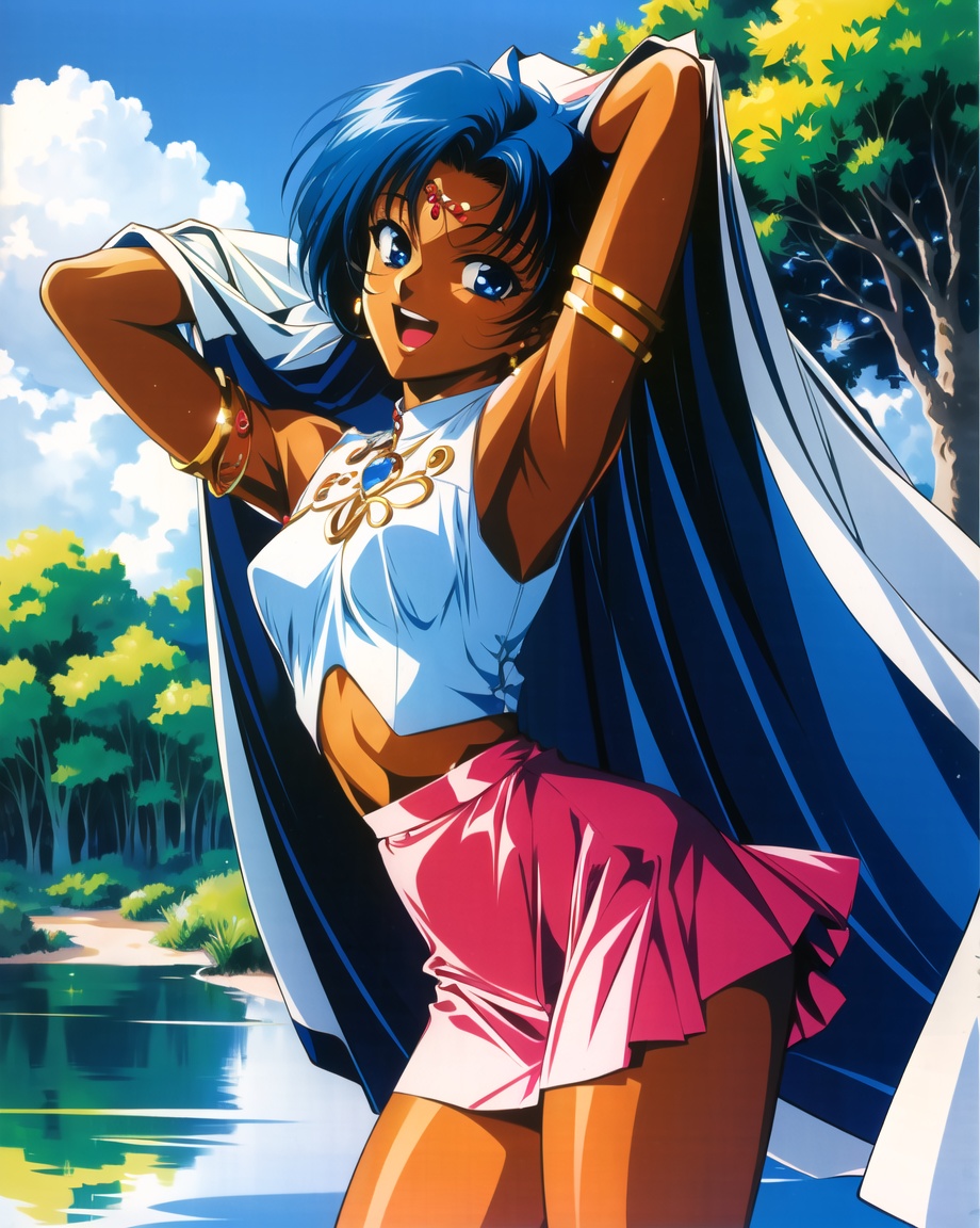 yuuki nobuteru,  1990s \(style\),  1girl on Tensor.Art