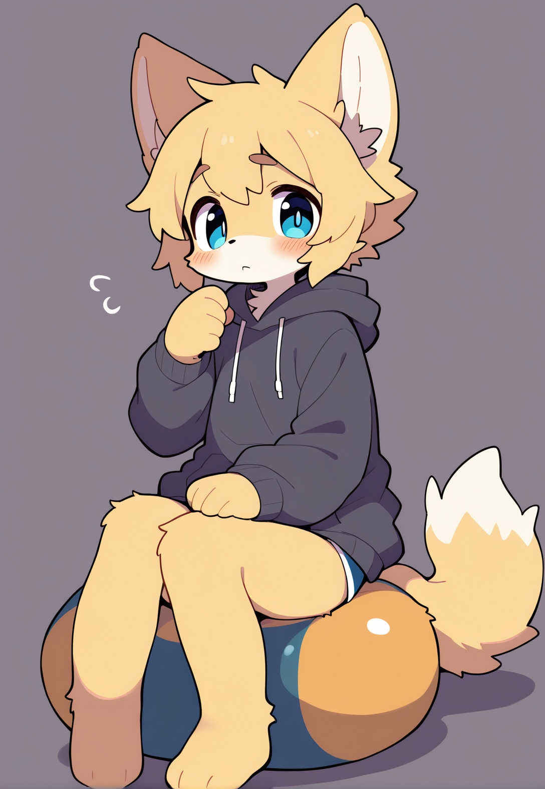 1boy,furry,bare foot,<,