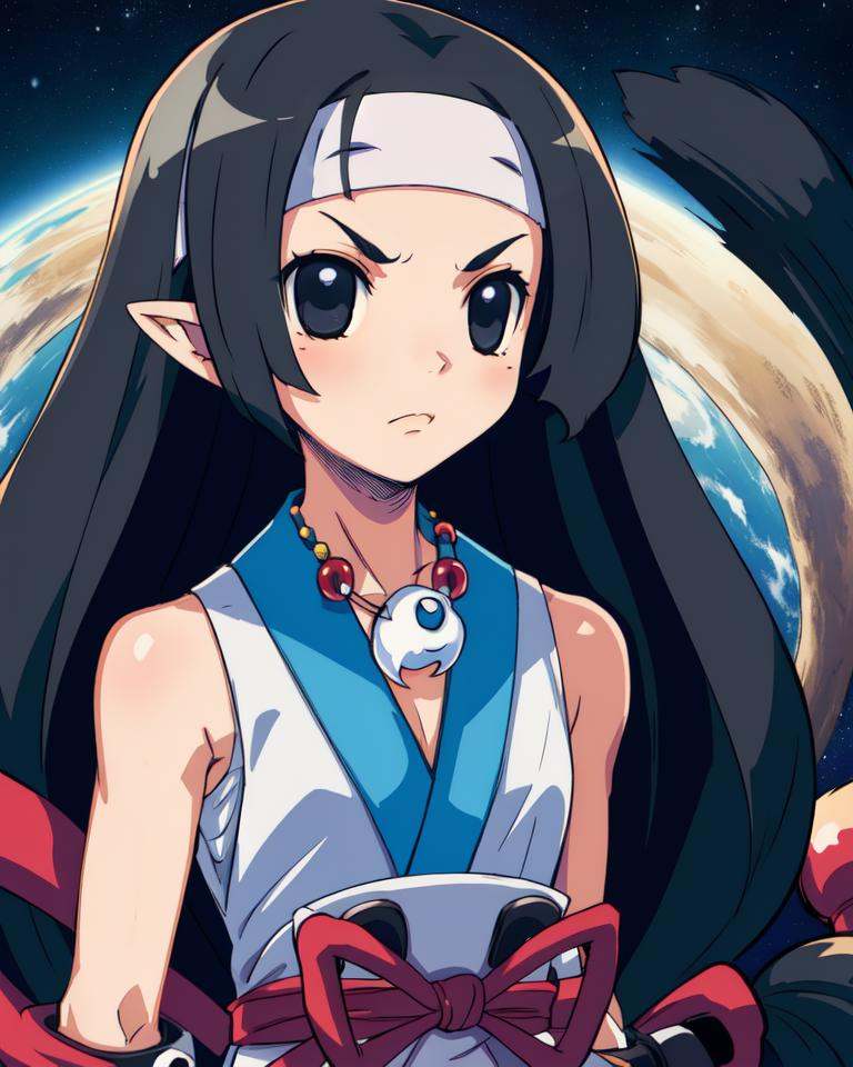 Yukimaru,  black eyes,  low-tied long hair on Tensor.Art