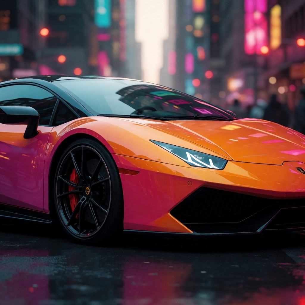 WALLPAPER STYLE,  photo,  sport car on Tensor.Art
