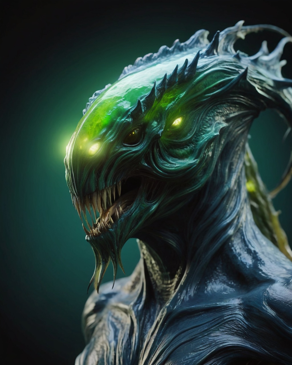 . (monster) Futuristic alien,  science fiction,  warframe on Tensor.Art