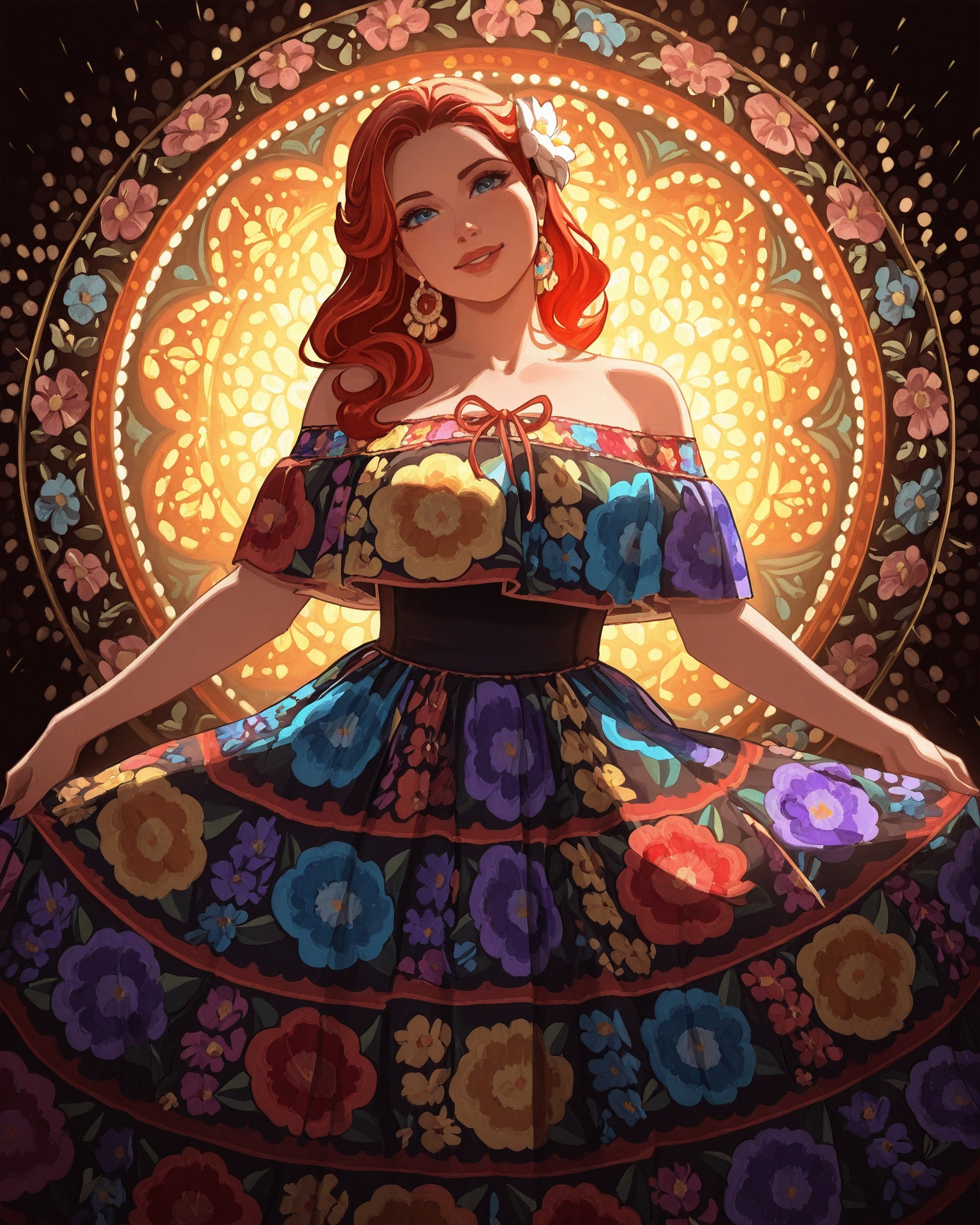 1girl,  chiapas,  chiapas dress on Tensor.Art