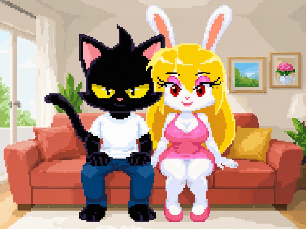 1girl,  1boy,  @pxlpd on Tensor.Art