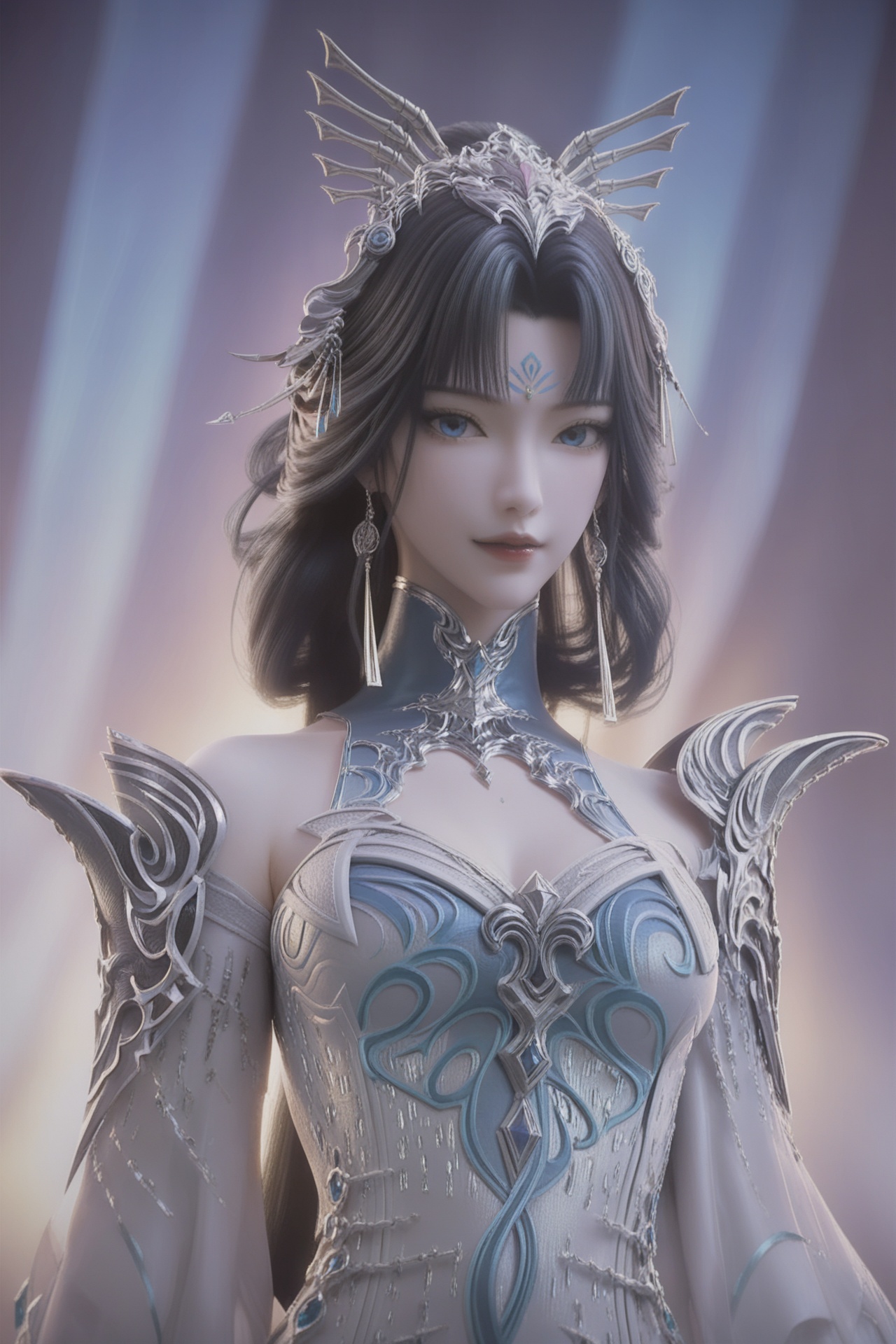 hongfen,<lora:hongfenXL:0.8>,score_9,score_8_up,source_anime,score_7_up,highly detailed,ultra-high resolution,32K UHD,sharp focus,best-quality,masterpiece,unconventional supreme masterpiece,masterful details,with a high-end texture,Dynamic Angle,(Dynamic posture:1.1),1girl,medium breasts,looking at viewer,pale skin,Bustling city,