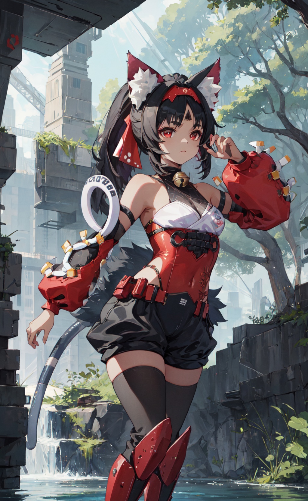 Nekomiya CYQL,  1girl,  looking at viewer on Tensor.Art