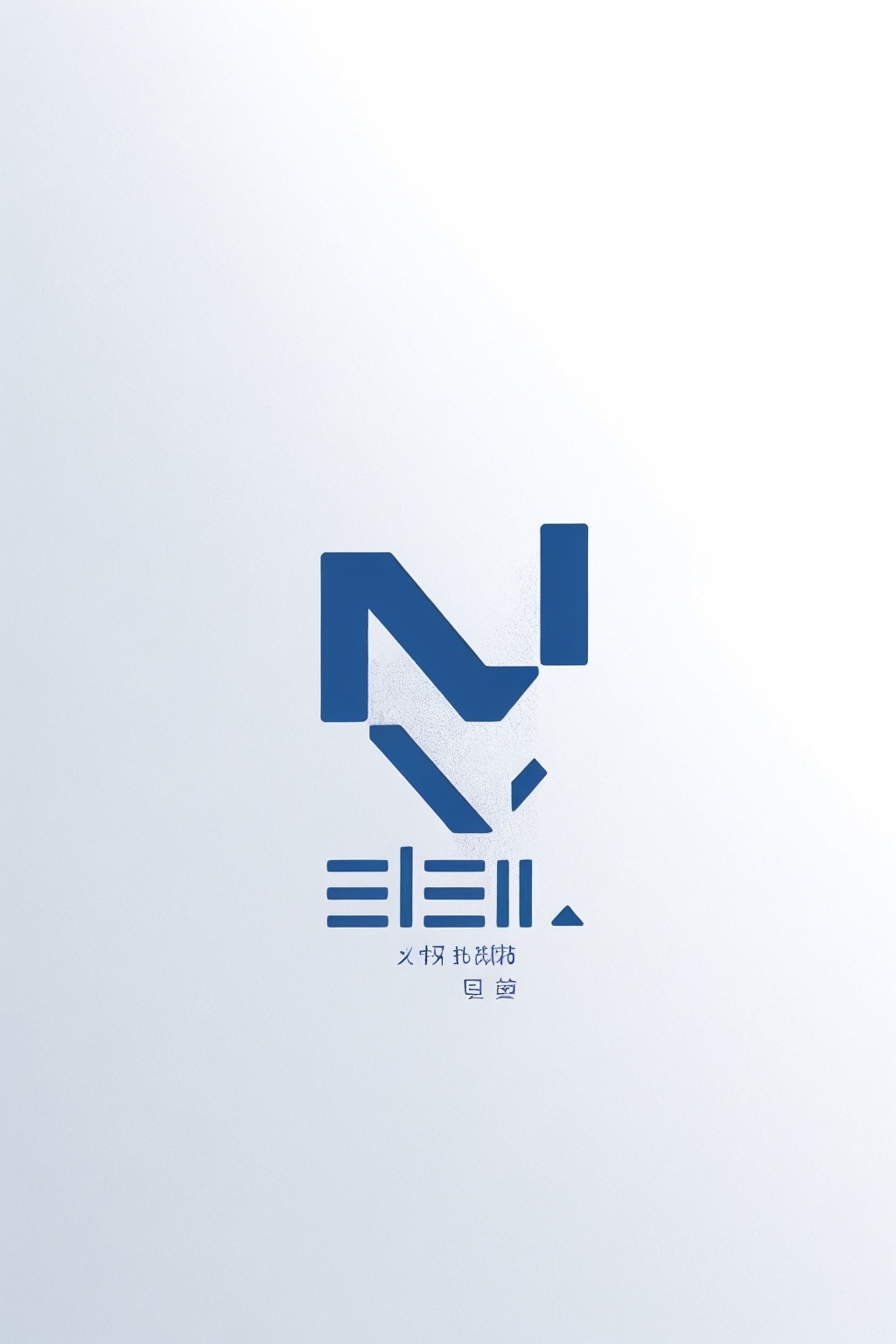 modernlogo Blue shape on white background <lora:logo3:0.8>