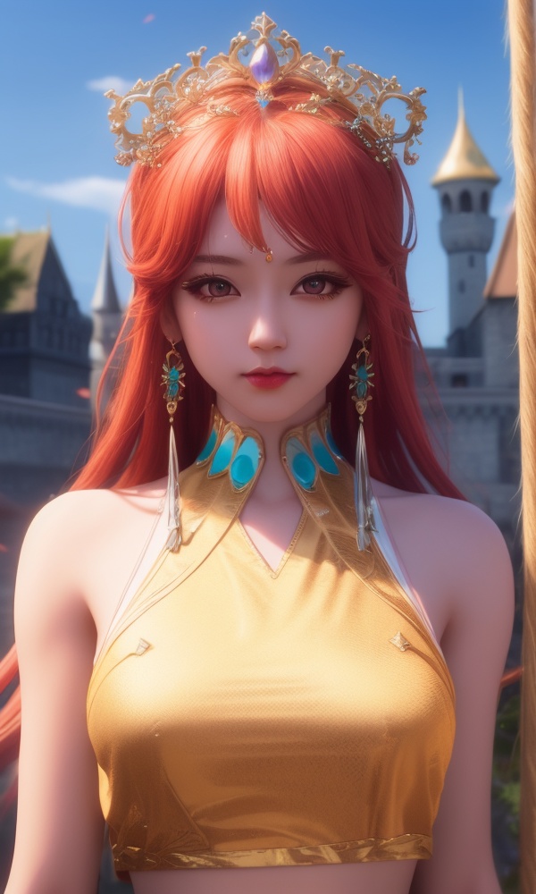 (,1girl, ,best quality, ),looking at viewer, <lora:368-DA-沧元图-柳七月-凤凰变身:0.7>,,,ultra detailed background,ultra detailed background,ultra realistic 8k cg, ,masterpiece, (( , )),tamari \(flawless\),    ,castle,     (hydrokinesis),  (()), (),