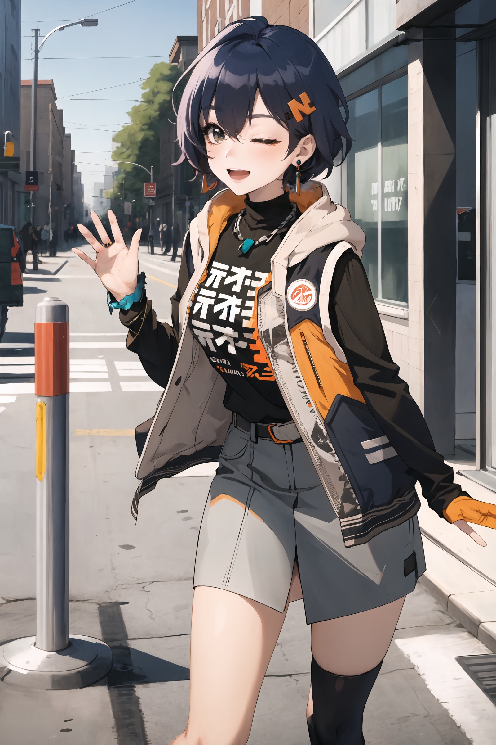 1girl,  belle \(zenless zone zero\),  solo on Tensor.Art