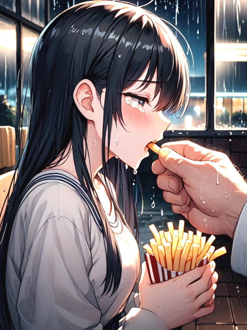 source_anime,  soggy fries,  pov hands on Tensor.Art