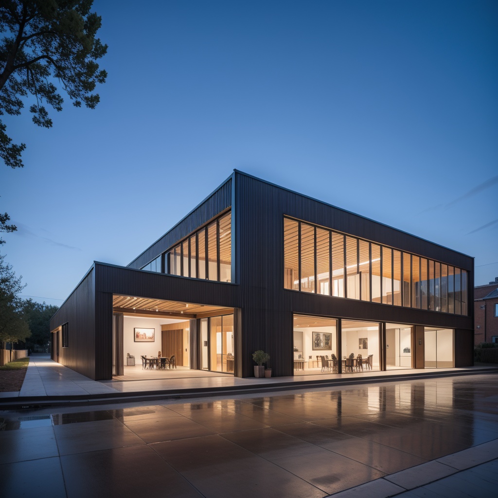 Factory renovation,a modern art gallery,home furnishings,minimalism,post-modern,