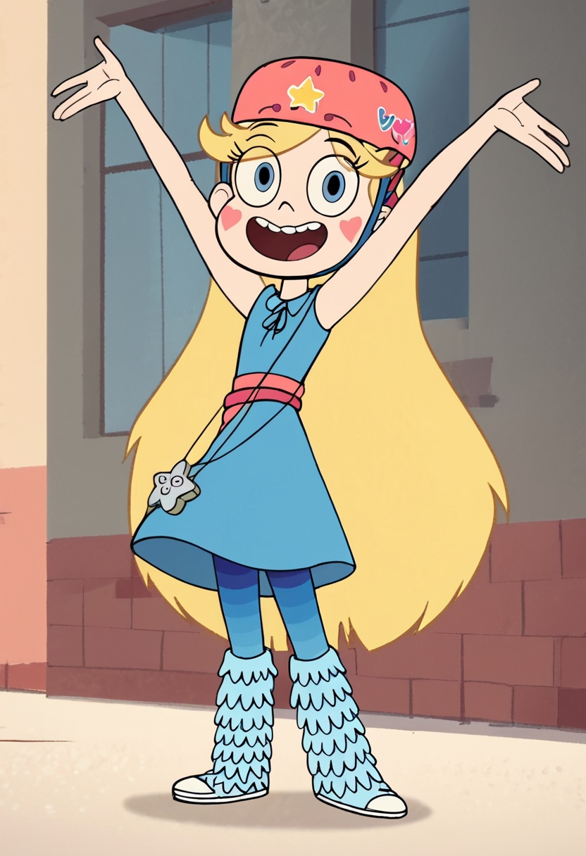 starbutterfly,  1girl,  blonde hair on Tensor.Art