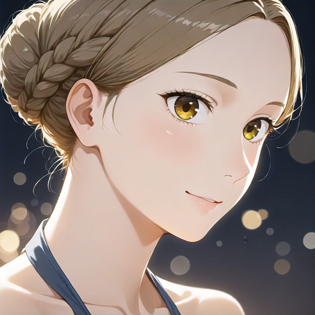 EmiriNara,  parted bangs,  forehead on Tensor.Art