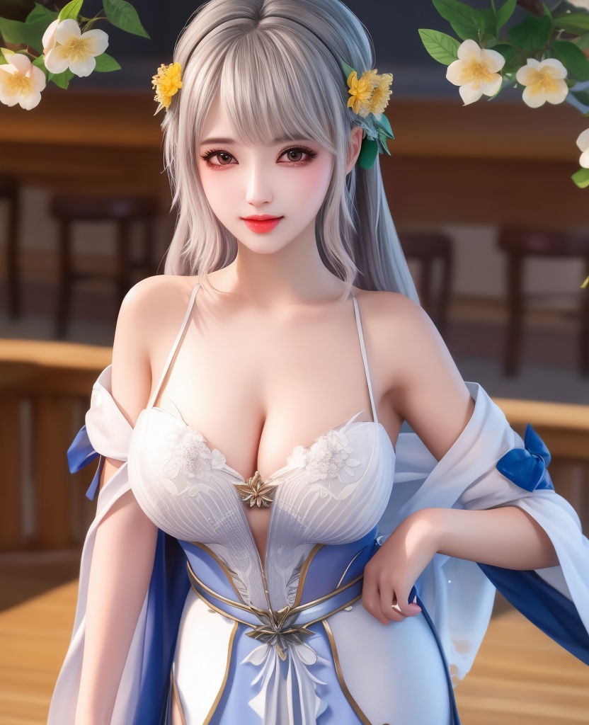 <lora:554-DA-武动乾坤-林青檀-V2:0.8>(,1girl, ,best quality, ),looking at viewer,  ,ultra detailed background,ultra detailed background,ultra realistic 8k cg, ,masterpiece, (( , )),,  fiction,mole, ultra realistic 8k cg, ,      , lemon blossoms,  (cleavage), (), ,,,