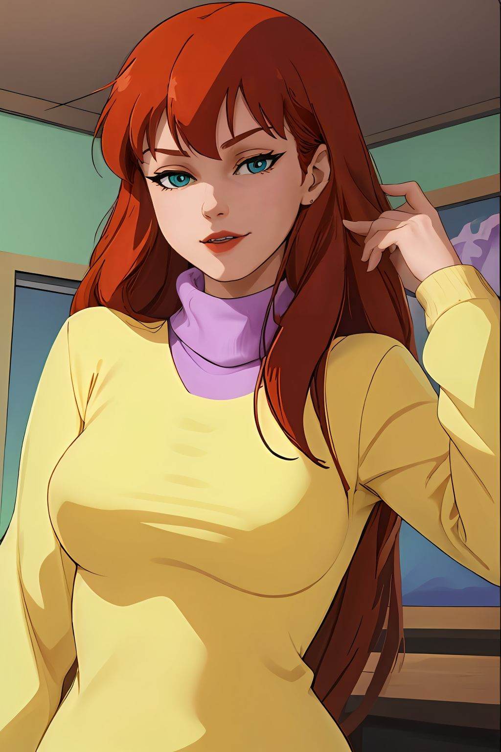 absurdres,  mary jane watson,  upper body on Tensor.Art