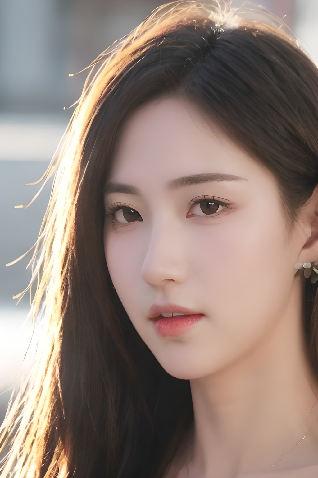 <lora:0828_06:0.4>,1 girl,looking_at_viewer,(front view:1.2),(eye-contact:1.4),solo,((shiny_skin)),, 1girl,realistic,masterpiece, best quality, photorealistic, HDR,detail