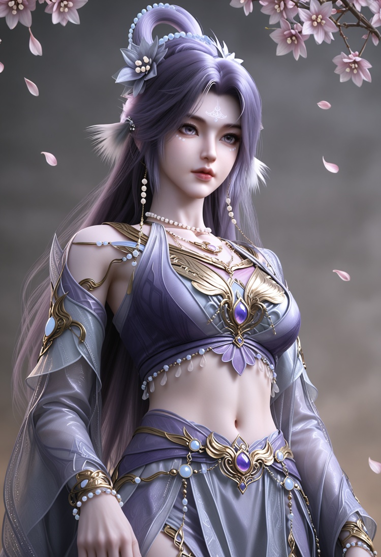 瑶光仙子_仅有上半身素材-国漫-Illustrious光辉 by 云落 on Tensor.Art