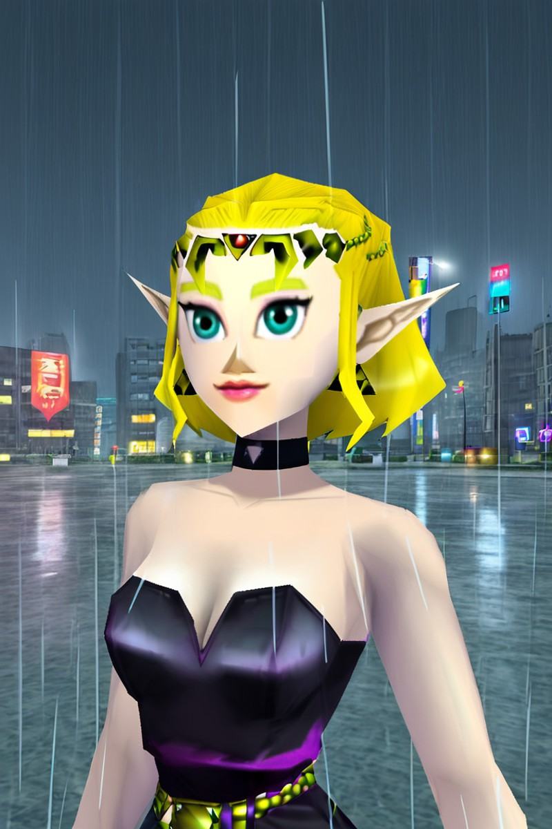 low poly,  an animated character,  1girl on Tensor.Art