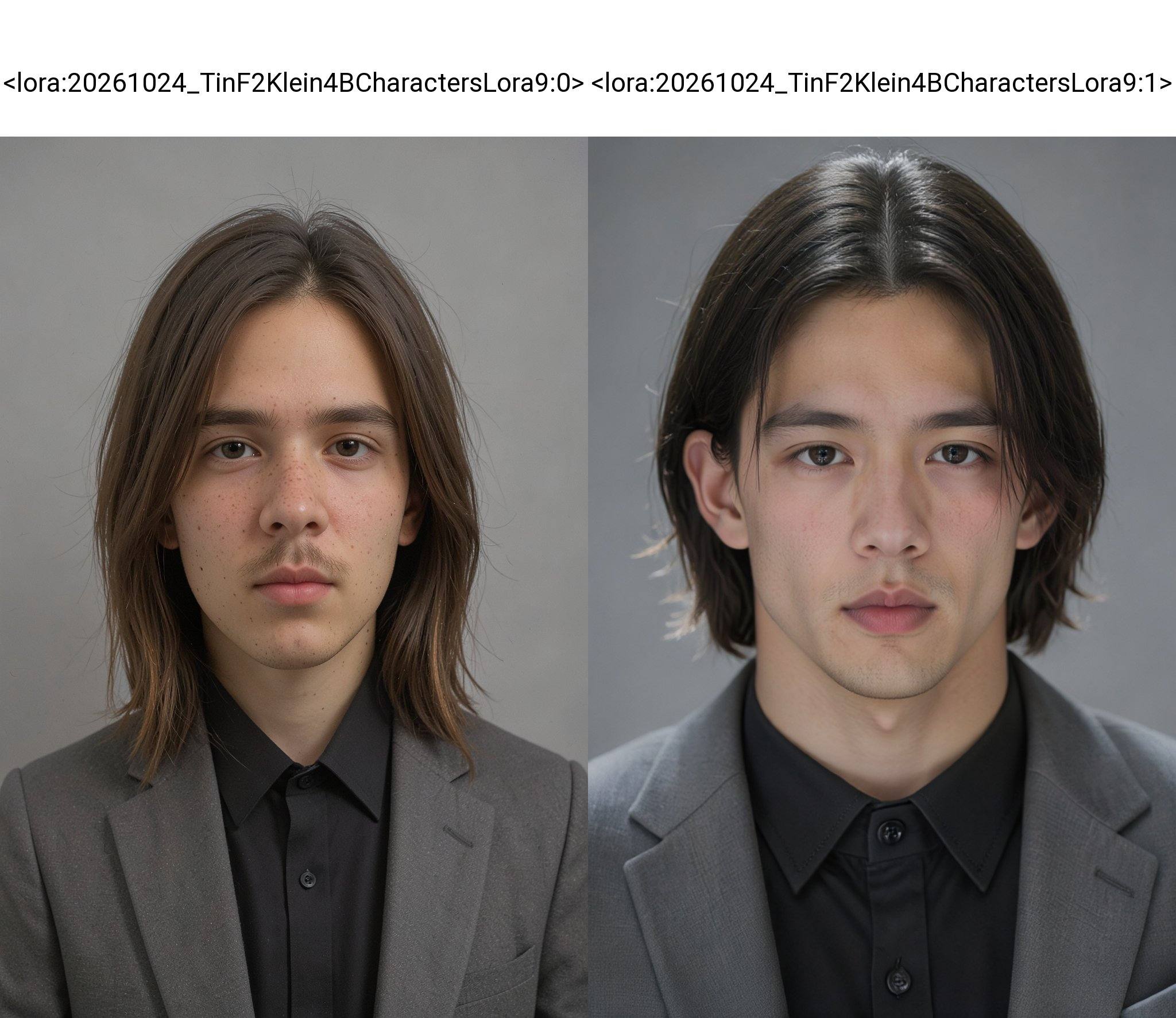 Photograph of a young man with medium-length,  straight,  dark brown hair by 天TIN on Tensor.Art