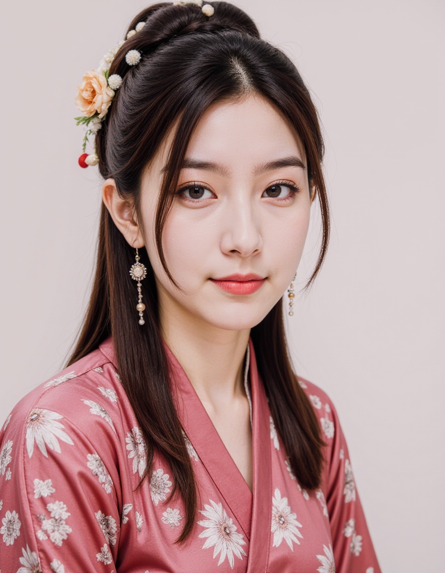 1girl,portrait,realistic,chinese dress,