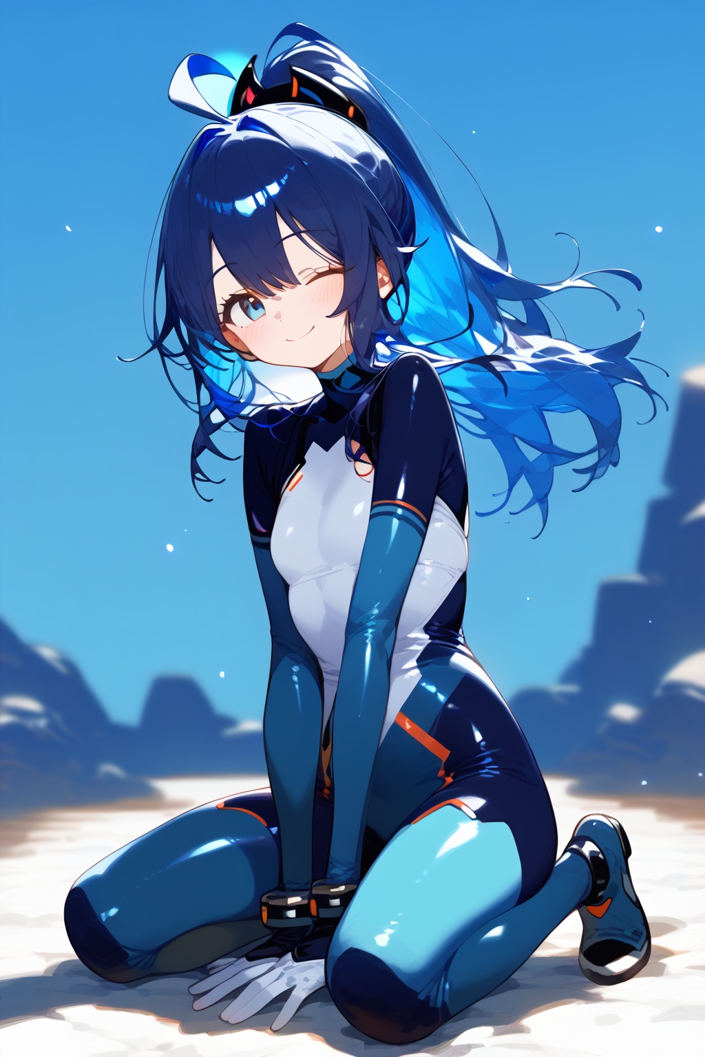 1girl,  solo,  smile on Tensor.Art