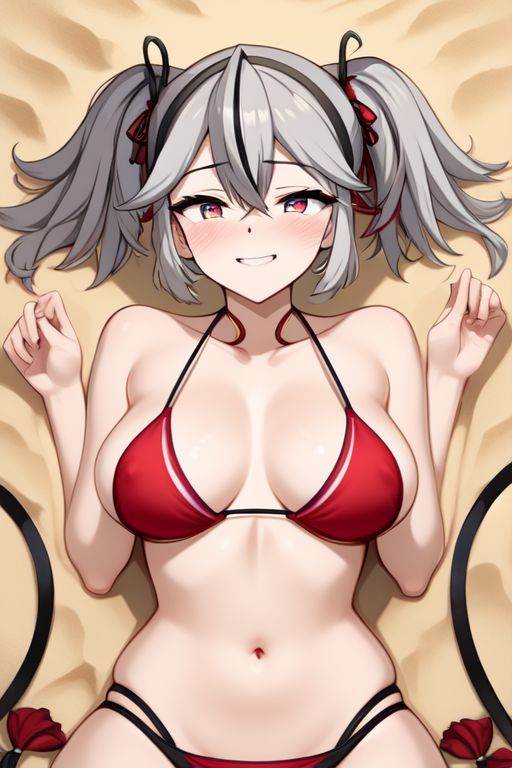 1girl,  solo,  lying on Tensor.Art