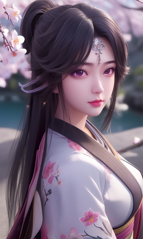 (,1girl, ,best quality, ),looking at viewer, <lora:373-DA-仙逆-周紫虹:0.8> ,ultra detailed background,ultra detailed background,ultra realistic 8k cg,, ,masterpiece, (( , )),, ,tamari \(flawless\),  plum blossoms,    ,,  (()), (), ,,