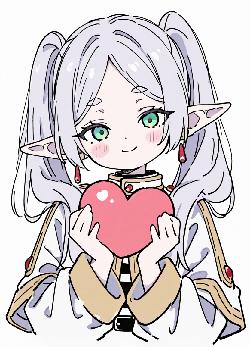 1girl,  frieren,  pointy ears on Tensor.Art