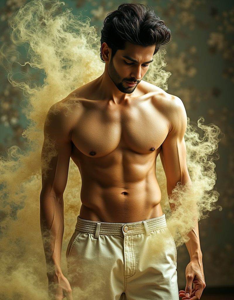 Rohit Khandelwal ,  shirtless ,  3d rendering for a realistic on Tensor.Art