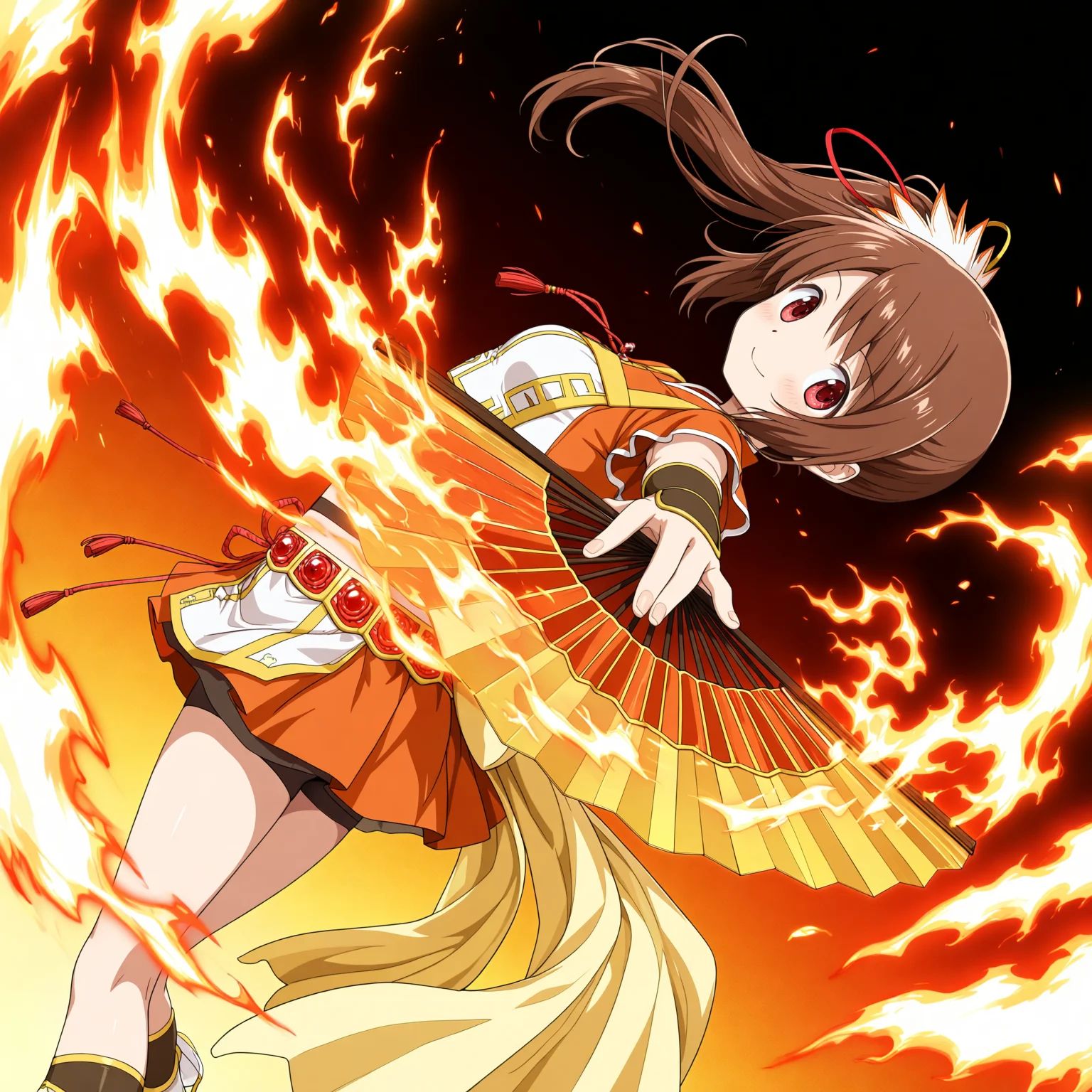 1girl,  yui tsuruno,  magia record: mahou shoujo madoka magica gaiden on Tensor.Art