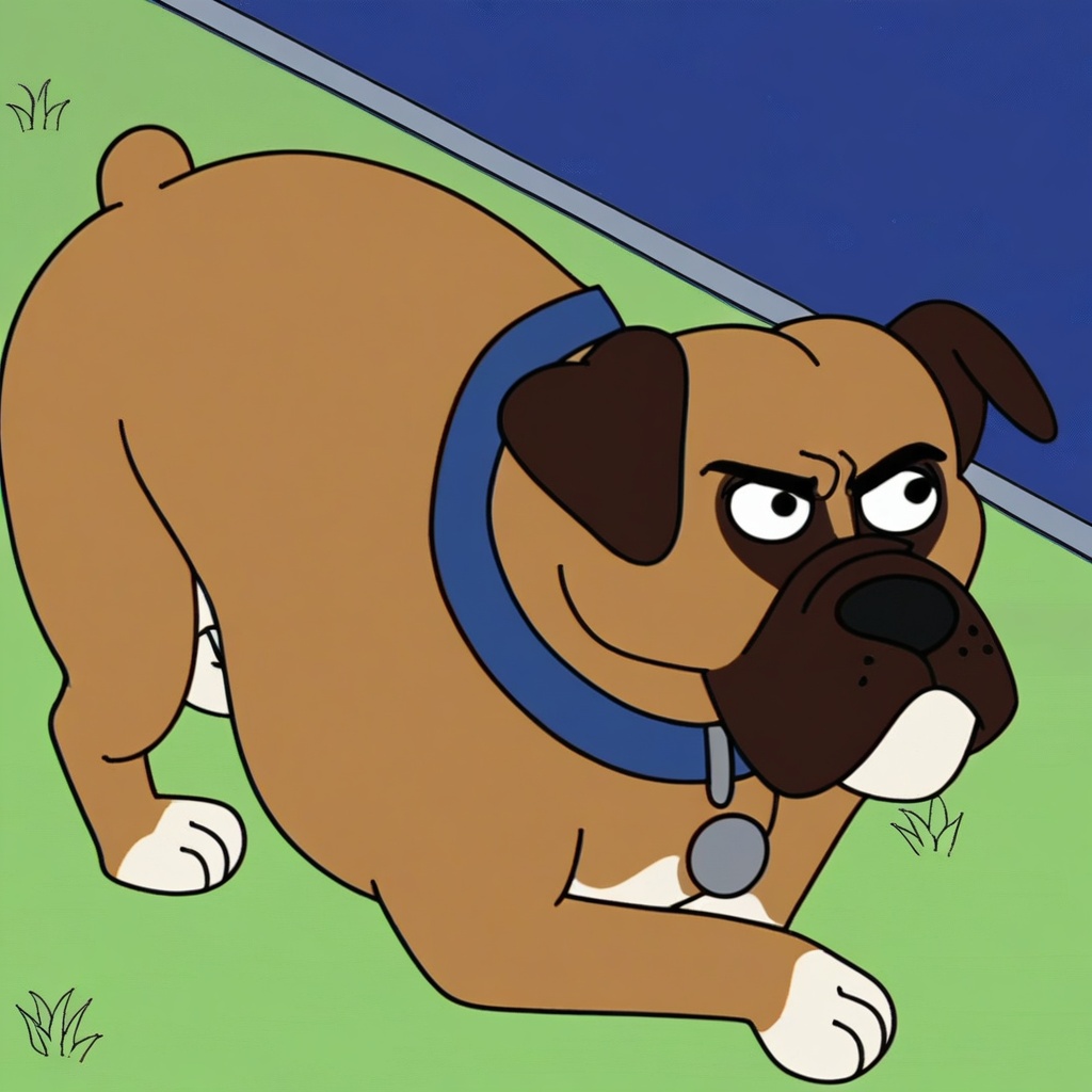 Cuddles Boxer,  feral,  solo on Tensor.Art