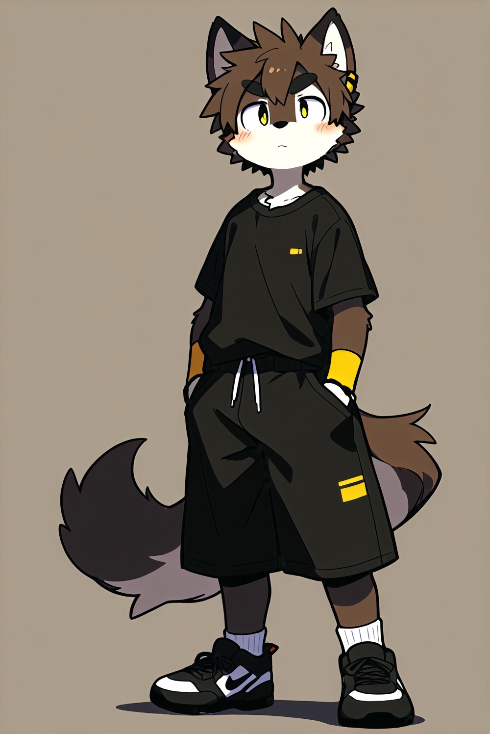 electronic pixel style,furry,1boy,<lora:Electronic pixel style（茗Akira）:0.6>,