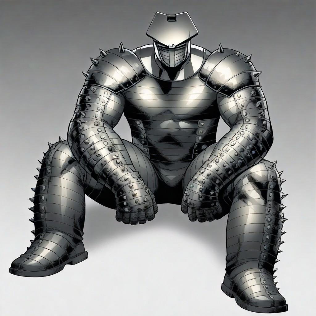 TheDestroyer,  sitting,  in front off on Tensor.Art