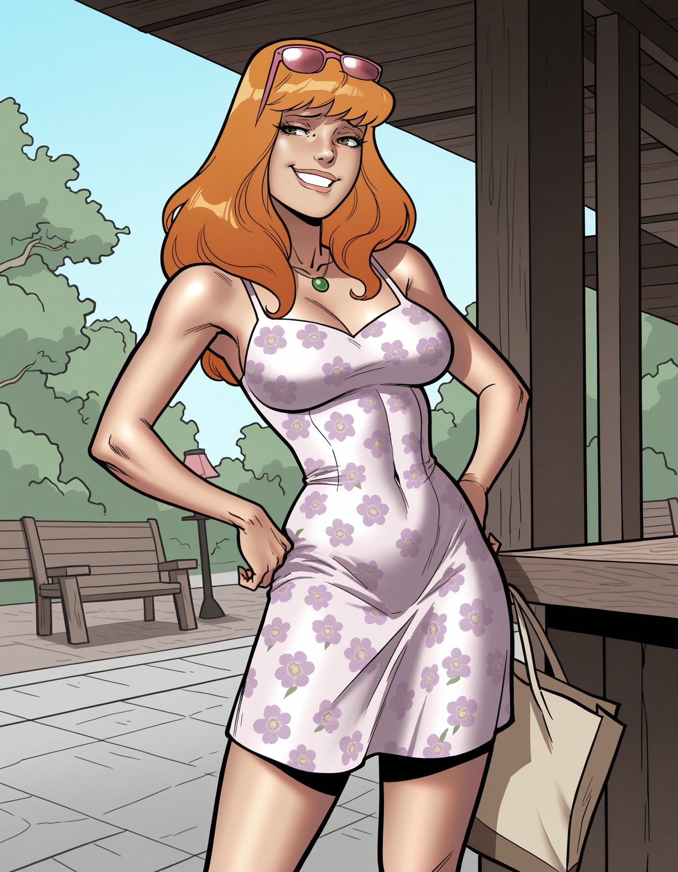 1girl,  solo,  daphne ann blake on Tensor.Art