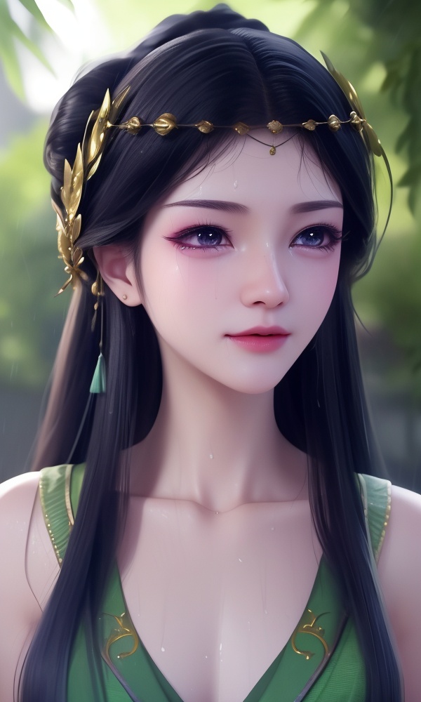 (,1girl, ,best quality, ),looking at viewer, <lora:408-DA-凡人修仙传-卓如婷:0.8> ,,ultra detailed background,ultra detailed background,ultra realistic 8k cg,  ,masterpiece, (( , )), ultra realistic 8k cg, ,   crying with eyes open,    ,eyelashes,magic,hydrokinesis,sweat, wet, rain, ,       (()), (), 