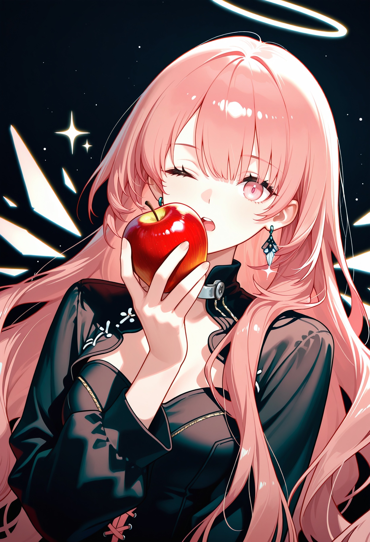 1girl,  lemuen \(arknights\),  apple on Tensor.Art