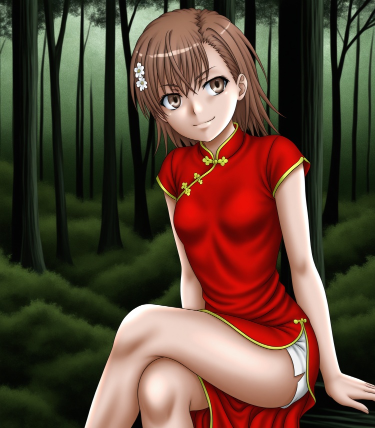 crimson御坂美琴 by ai模型制作 on Tensor.Art