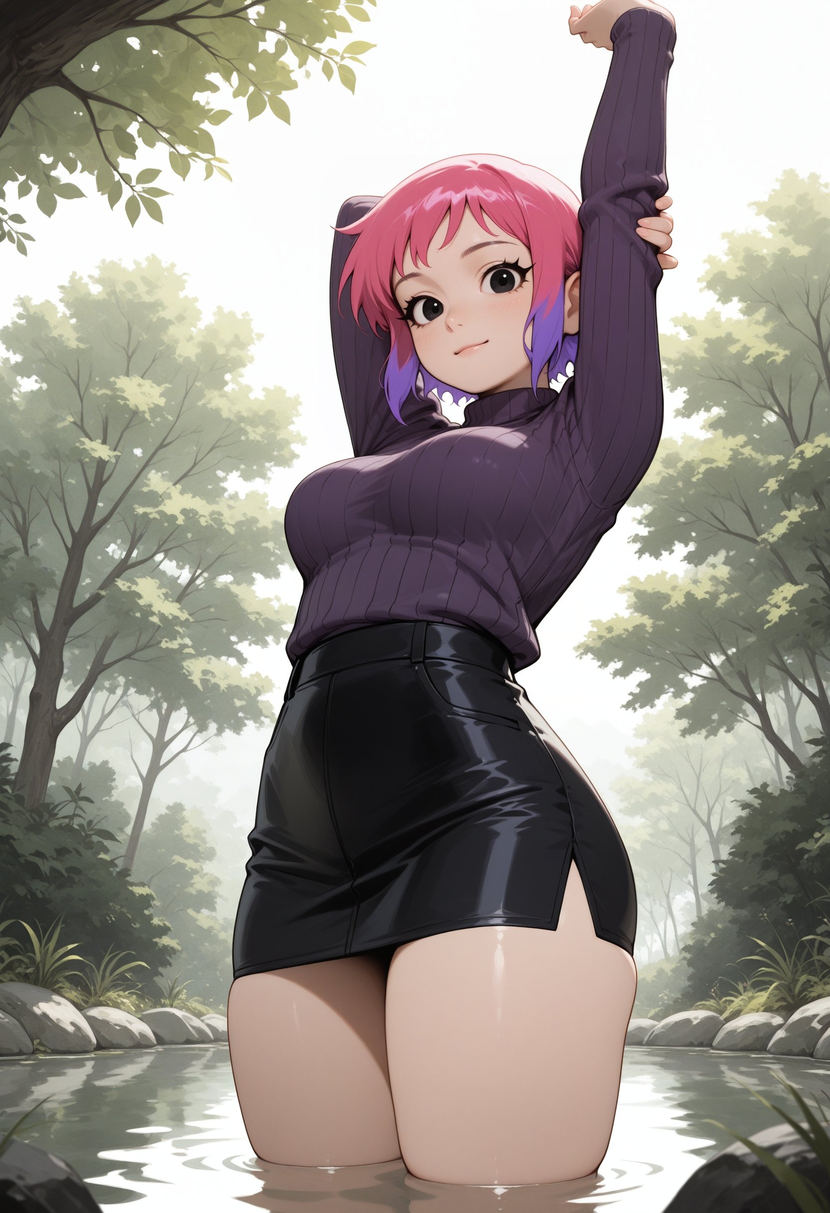 lazypos,  1girl,  solo on Tensor.Art
