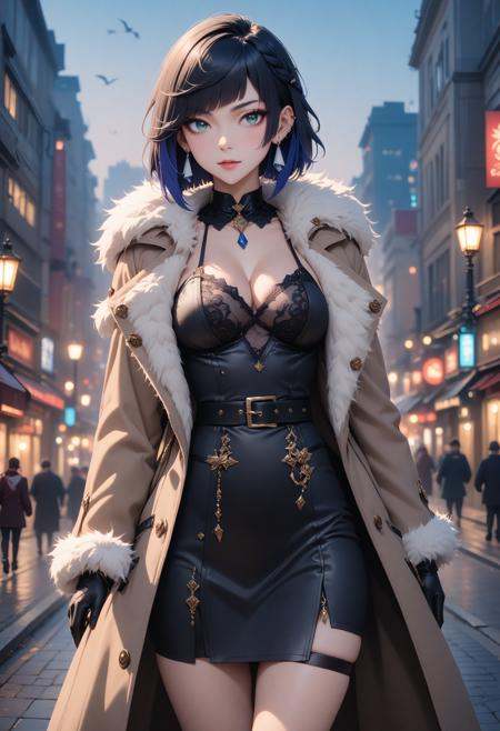 1girl,  Yelan ,  genshin impact on Tensor.Art