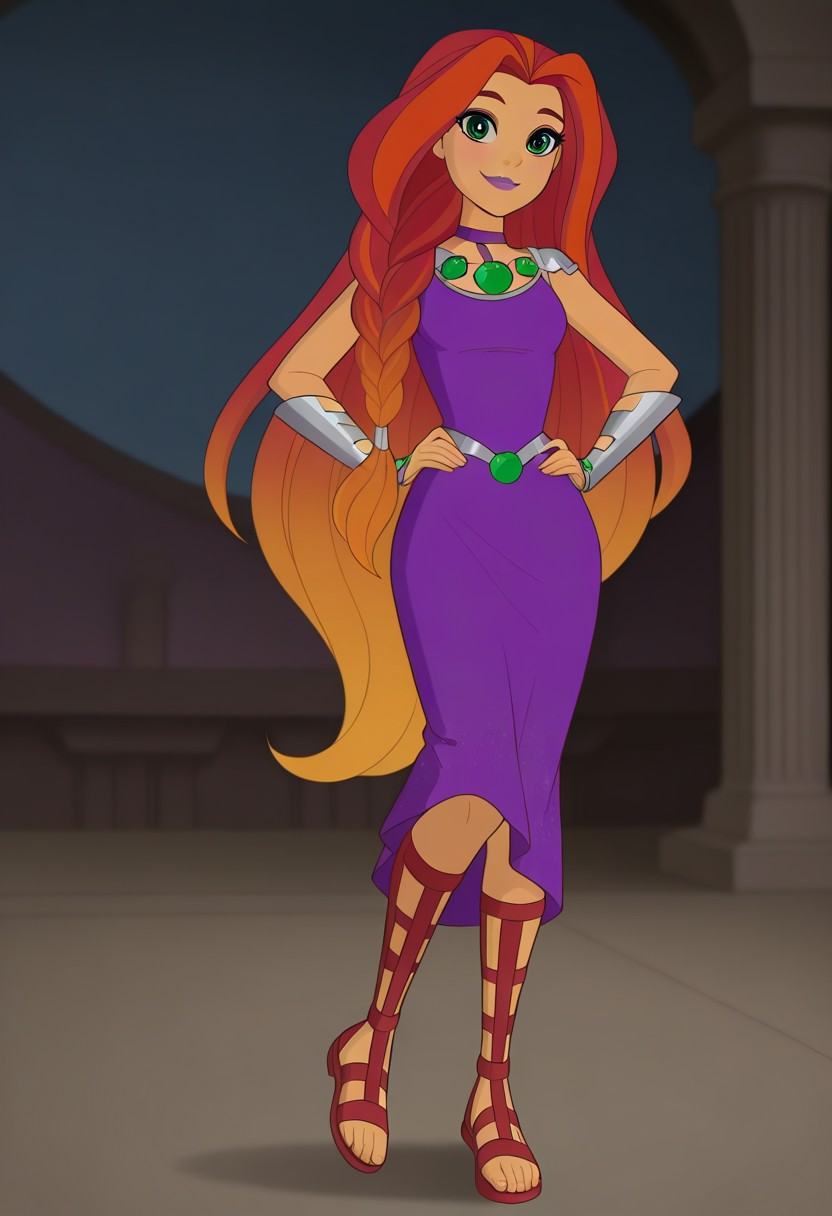 Starfire,  1girl,  female on Tensor.Art