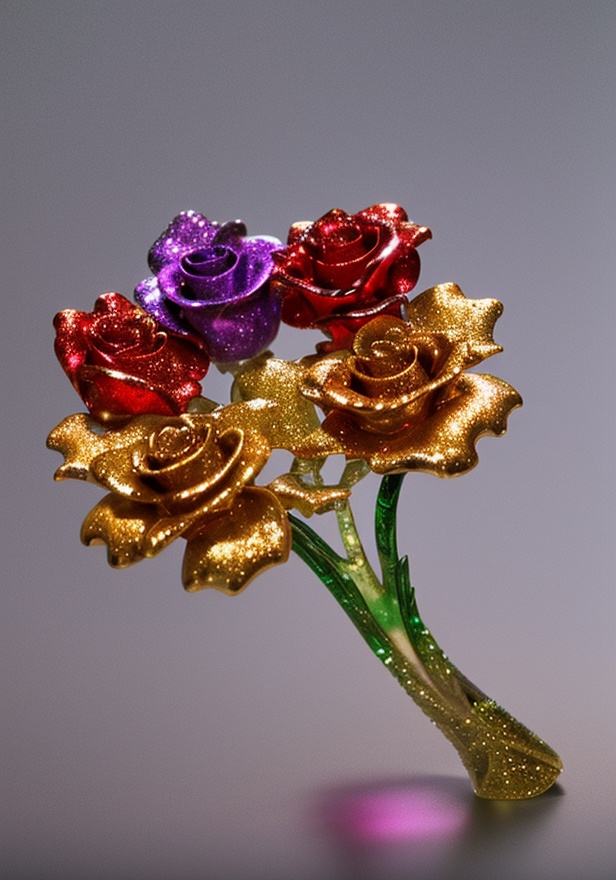 blurry, cnliuli, crystal,sparks,simple background, flower, heart, food, shiny, artist name, grey background, english text, gradient, gradient background, no humans, sparkle, shadow, rose, leaf, red flower, gem, candy, red rose, glint, still life, cosmetics, <lora:SD1.5_CNliuli.64:0.7>