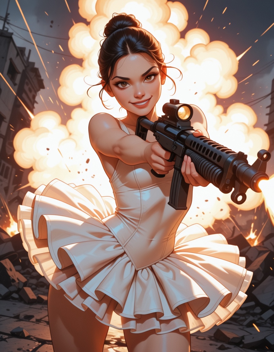 1girl,  solo,  ballerina on Tensor.Art