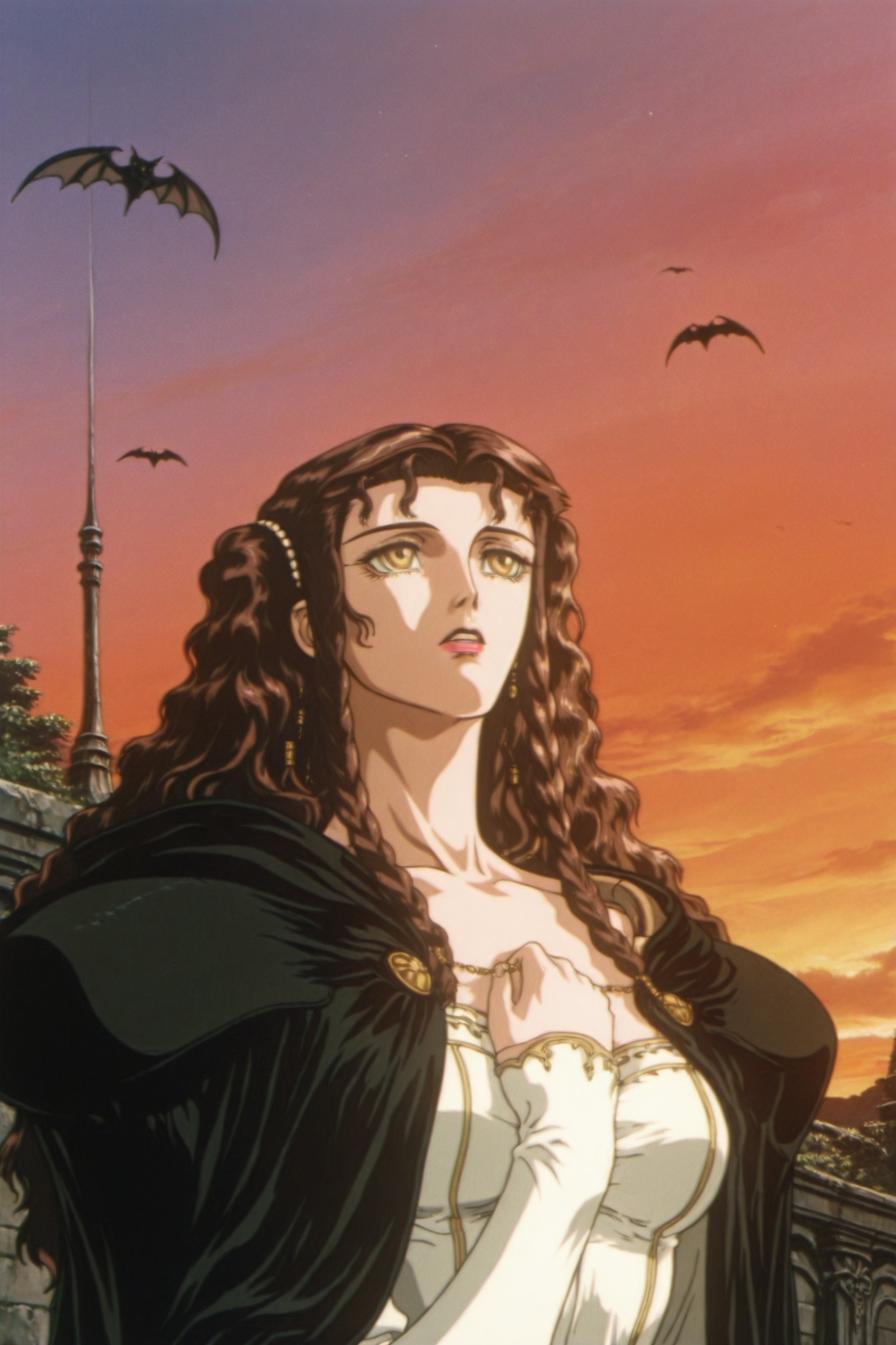 Vampire Hunter D Bloodlust Style,  Charlotte Elbourne \(Vampire Hunter D\),  1girl on Tensor.Art