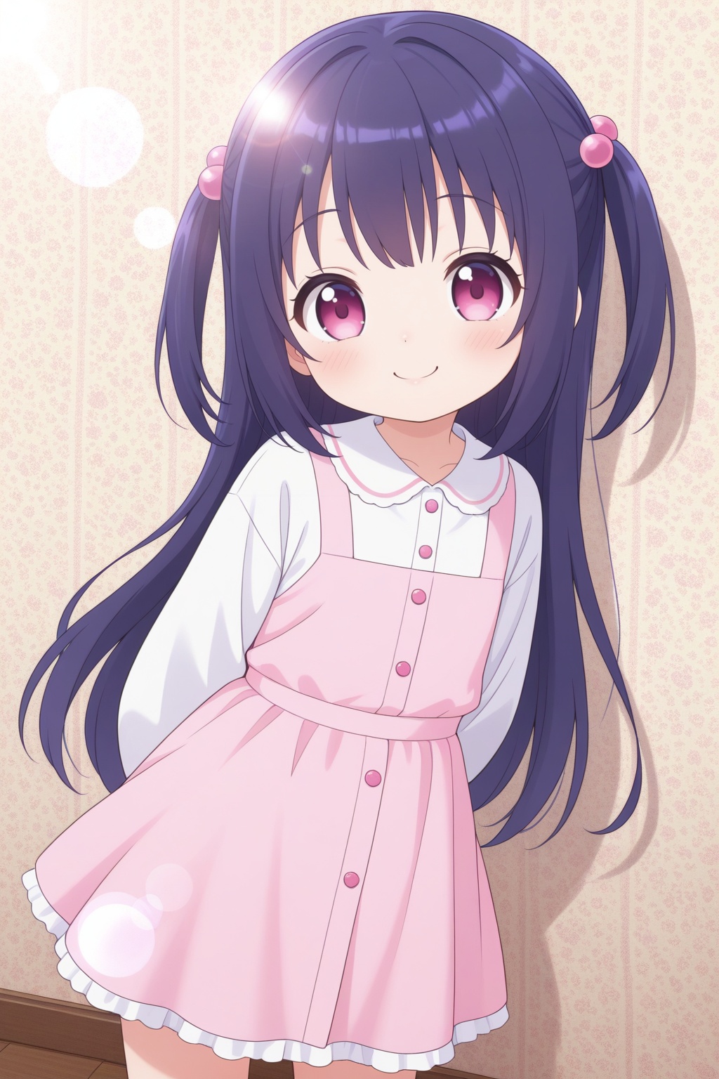 (wallpaper,huge filesize,lens flare,8k),solo,1girl,cute girl,little_girl,loli,child,kawaii,smile,